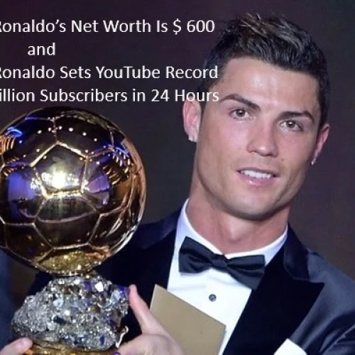 Cristiano Ronaldo Sets YouTube Record with 20 Million Subscribers in 24 Hours,net worth and more